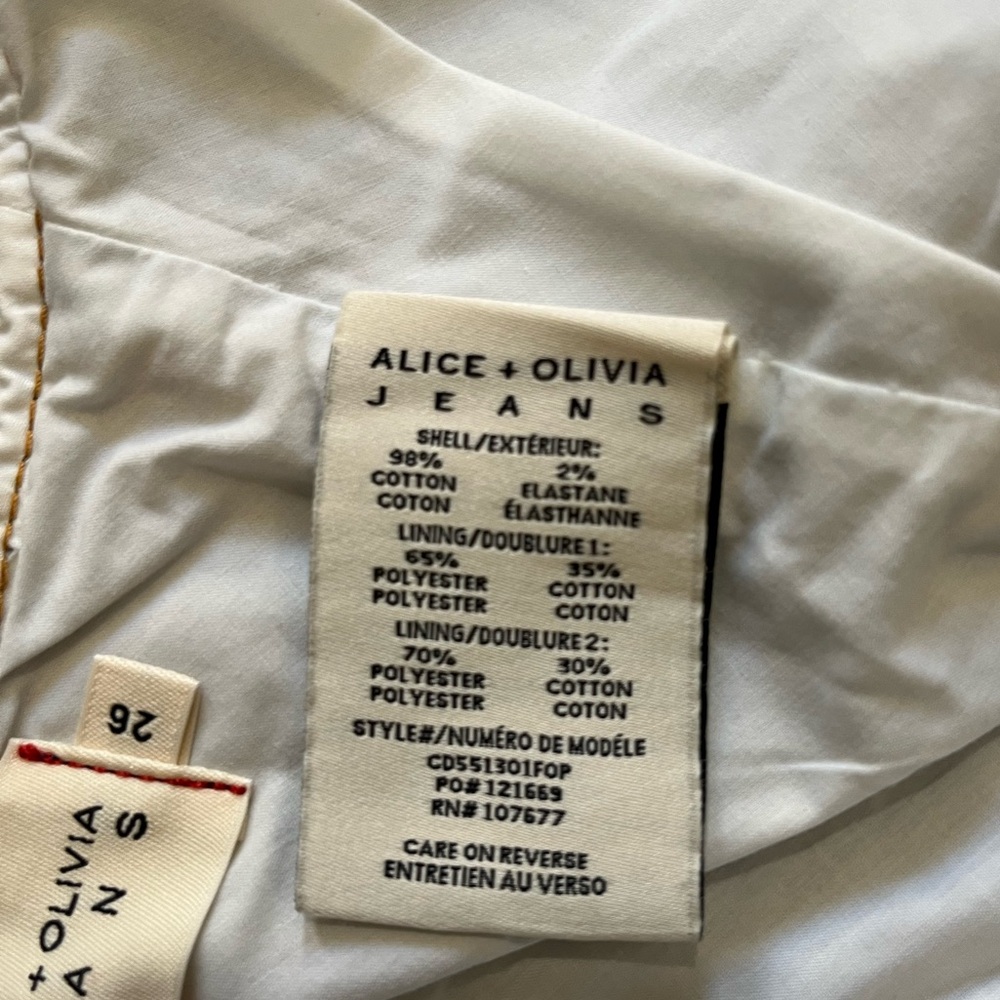 ALICE + OLIVIA Jeans Sleeveless Belted Denim Jumpsuit in Fools Paradise 26 - Picture 7 of 14